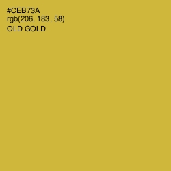 #CEB73A - Old Gold Color Image